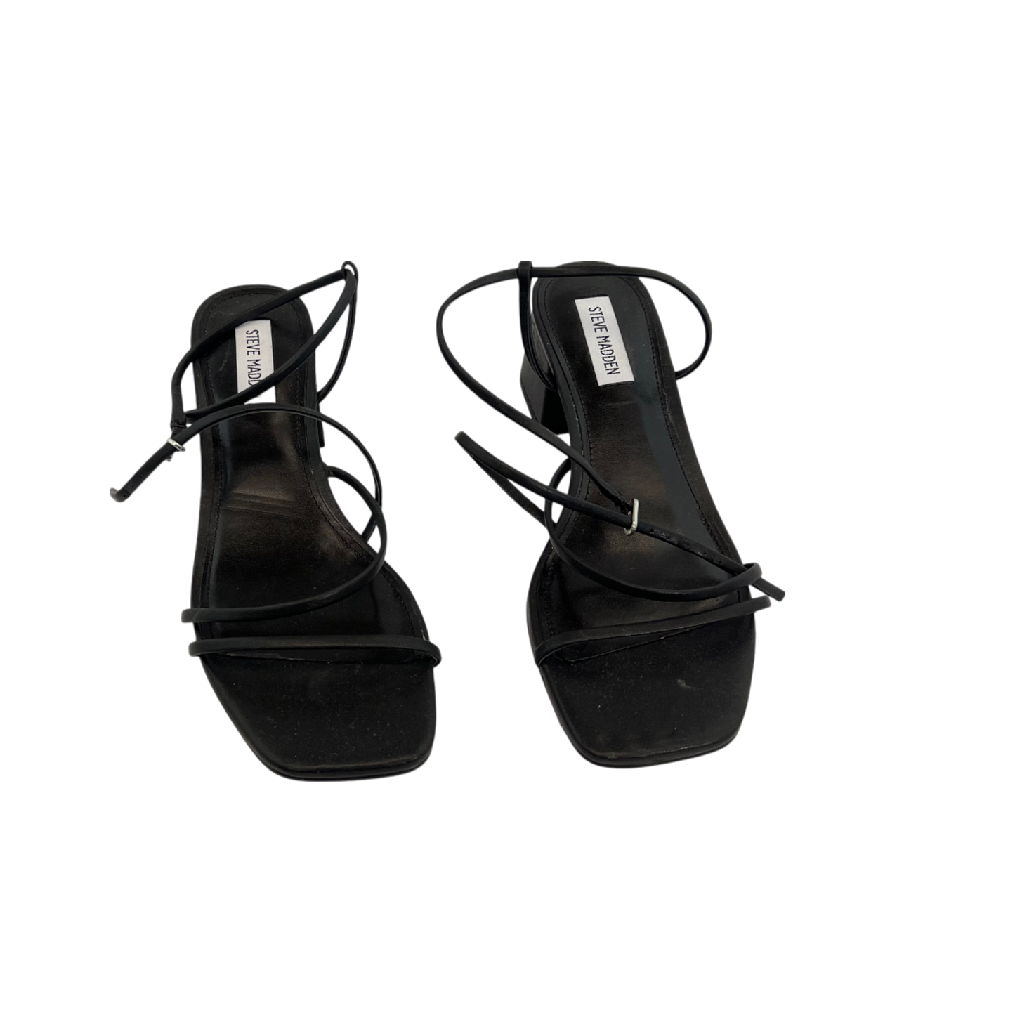 Steve Madden Stefania Black Leather Women 9US